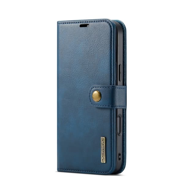 DG MING 2-i-1 Magnet Plånboksfodral för iPhone 18 Pro Max - Blå Blå