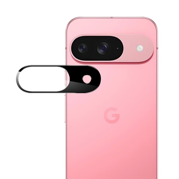 SKALO Google Pixel 9 3D Linsskydd/Kameraskydd Härdat Glas - Svart Svart