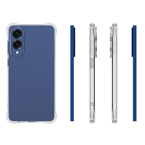 SKALO Samsung S25 Edge Extra strong TPU Cover - Gennemsigtig Transparent