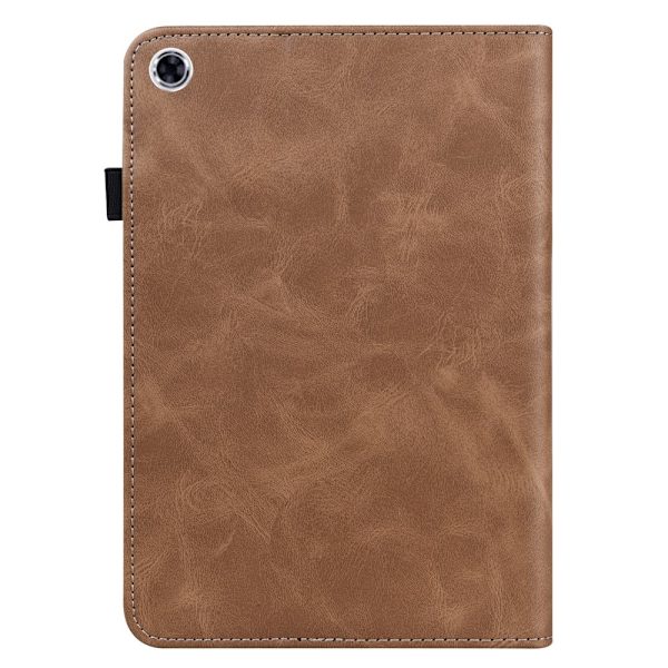 SKALO Samsung Tab A9+ PU-nahkainen Lompakkokotelo - Ruskea Brown