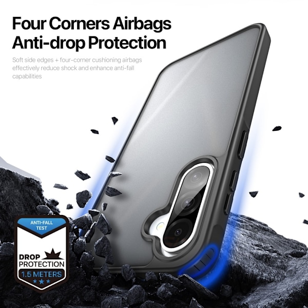 DUX DUCIS Samsung A56 5G Yind Series Cover - Sort Black