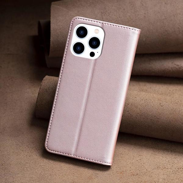 iPhone 15 Pro Max BINFEN COLOR Kohokuvioitu Lompakkokotelo - Ruusukulta Pink gold