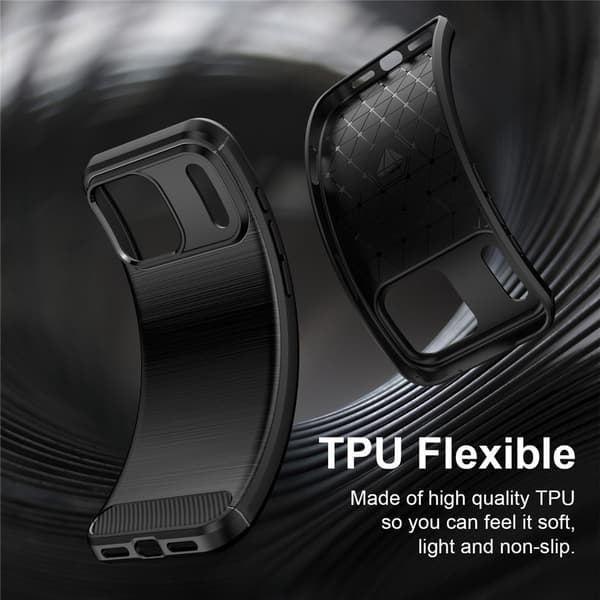 SKALO Armor Carbon  för iPhone 18 Pro Cover til iPhone 18 Pro - Vælg farve Black