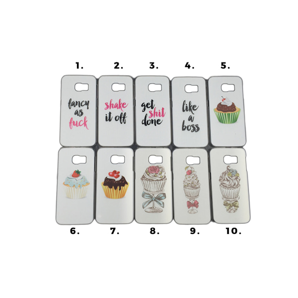 Skal med motiv Samsung S6 Edge MultiColor Motiv 4