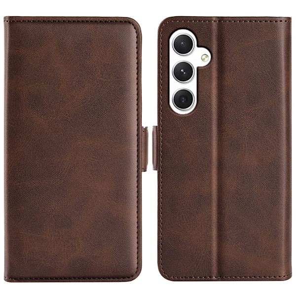 SKALO Samsung S24 Premium Plånboksfodral - Brun Brun