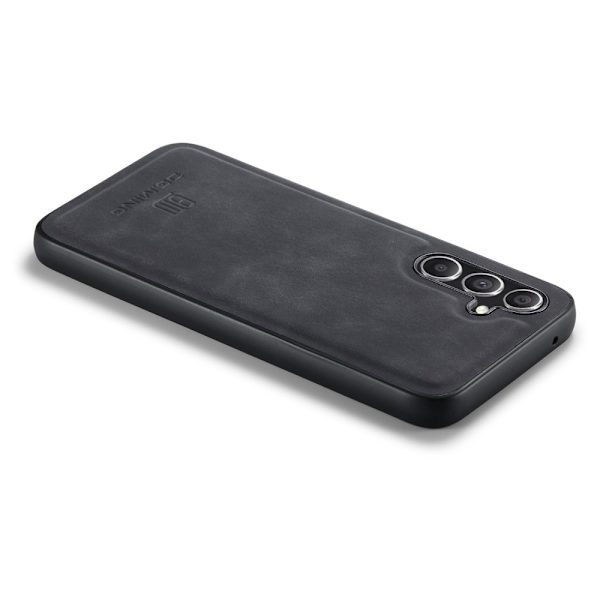 DG.MING Samsung A16 Premium PU-Läder Hybrid Skal - Svart Svart