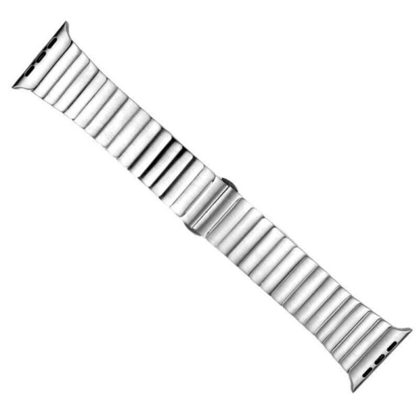 SKALO Metalarmbånd "Flat" Apple Watch 38/40/41mm - Vælg farve Silver