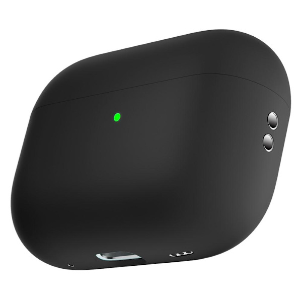 SKALO AirPods Pro 2 Huippuohut silikoninen suojakuori kotelolle - Musta Black
