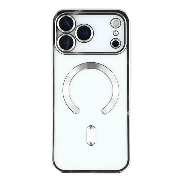 SKALO Metallic TPU Cover til iPhone 18 Pro Max - Sølv Silver