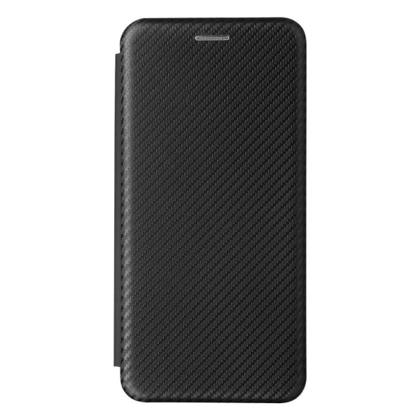 SKALO Samsung S21 FE Carbon Fiber Plånboksfodral - Svart Svart