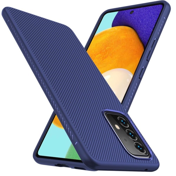 SKALO Samsung A53 5G Twill TPU kuori - - Sininen Blue