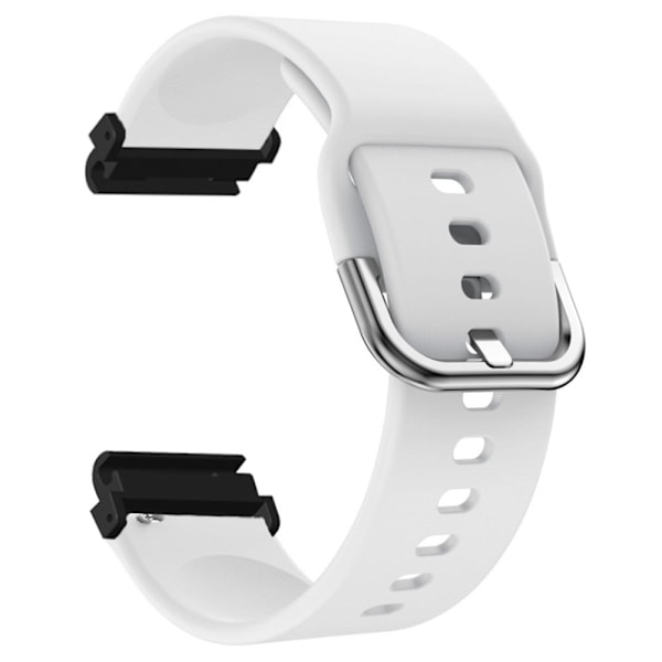 SKALO Garmin Fenix 8 43mm Silikonearmbånd Formtilpasset - Vælg farve White