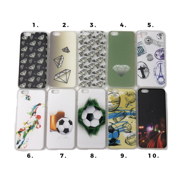 Skal med motiv iPhone 6/6S MultiColor #8