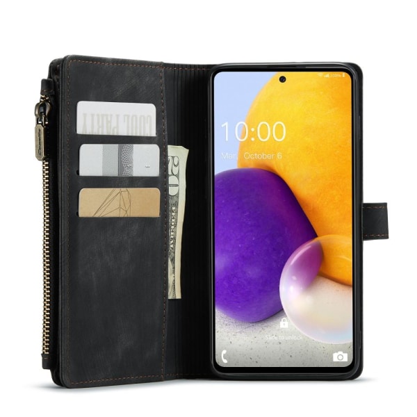 CaseMe Samsung A13 4G CaseMe Big Wallet Plånboksfodral - Svart Svart