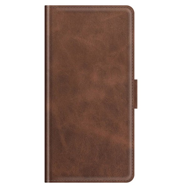 SKALO Samsung A02s / A03s Premium Wallet Case - Mørkebrun Dark brown