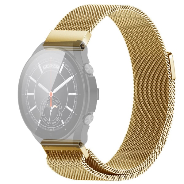 SKALO Milanese Loop to Xiaomi Watch S1 / S1 Active - Valitse väri Gold