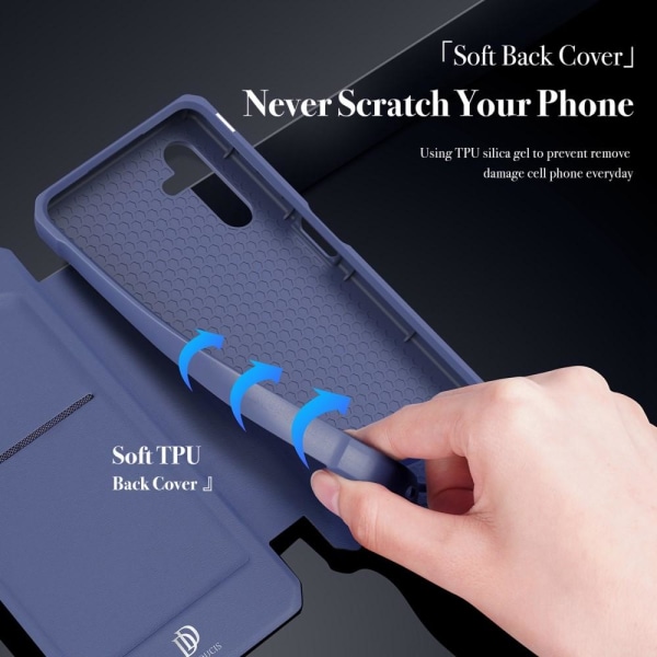 DUX DUCIS Samsung A13 5G Skin X Series Flip-suoja - Sininen Blue