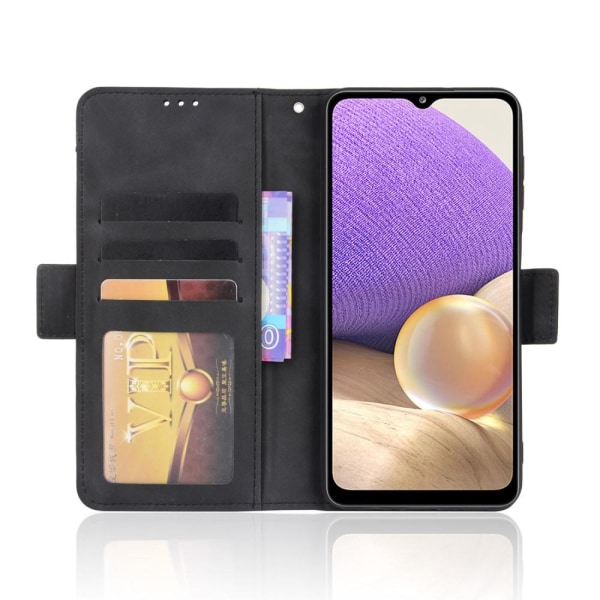 SKALO Samsung A04s 4G 6-lokeroa Lompakkokotelo - Musta Black