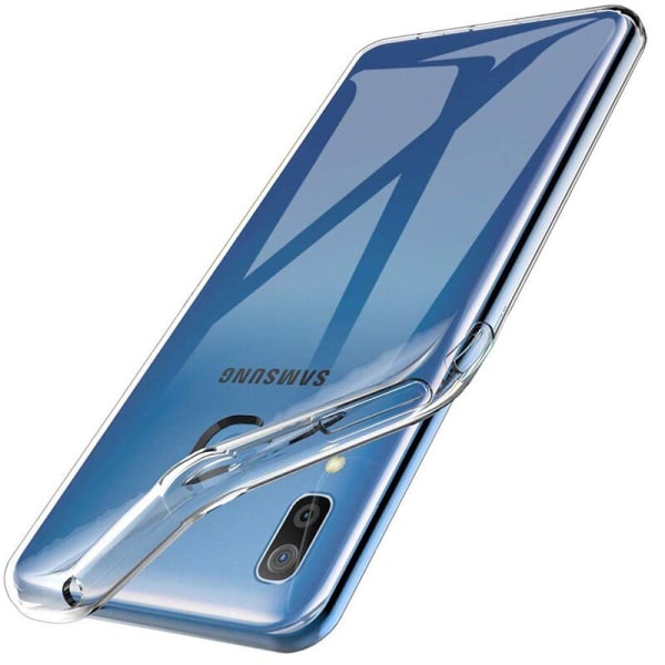 Transparent Silikon TPU-Skal till Samsung A40 Transparent
