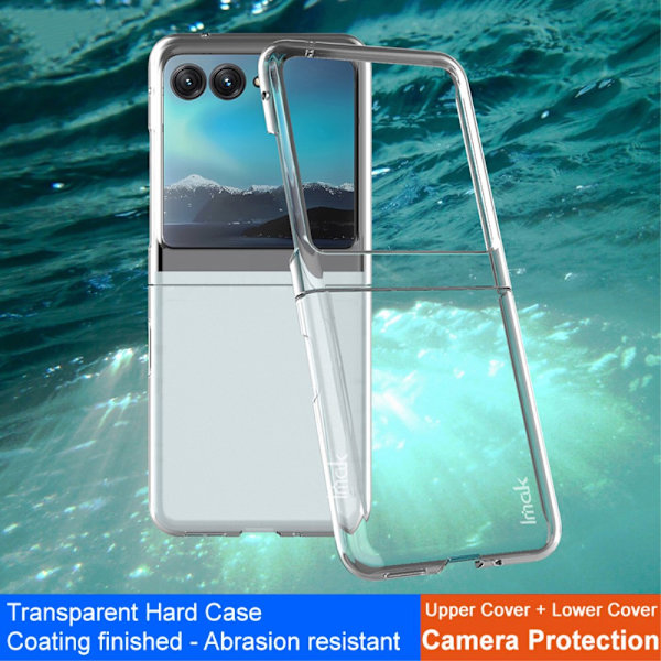 IMAK Motorola Razr 40 Ultra 5G Crystal Case II Pro 2-delat Skal - Transparent Transparent