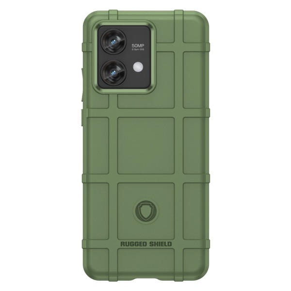 SKALO Motorola Edge 40 Neo 5G Rugged Shield Stødsikker TPU-cover Green