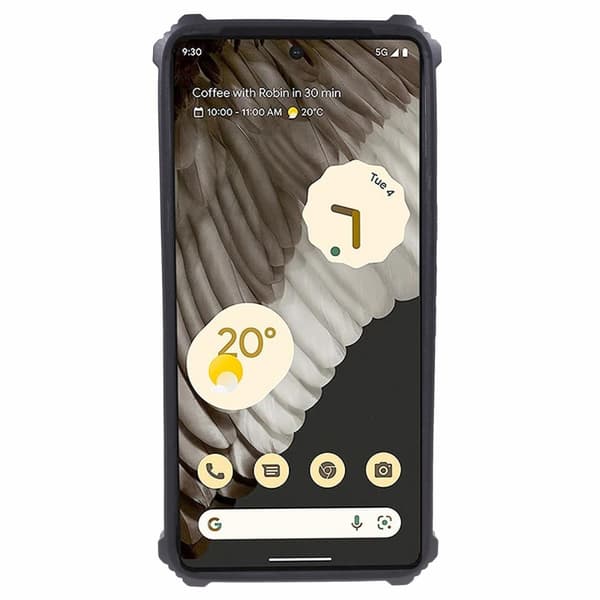 SKALO Google Pixel 8 Armor Phantom Hybrid Cover - Sort Black