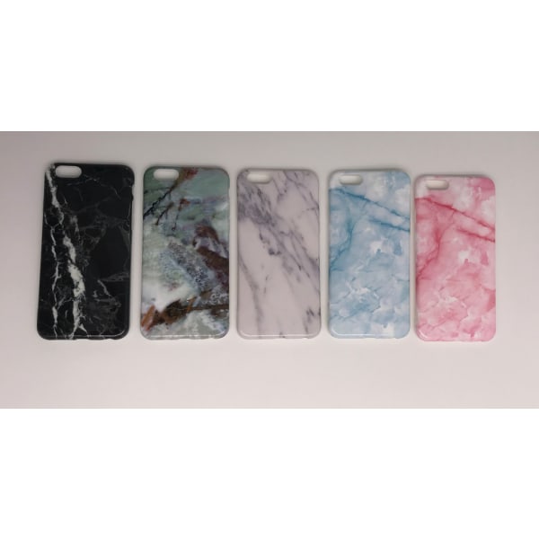 Marmorskal Blank iPhone 6 / 6S - flere farver Black