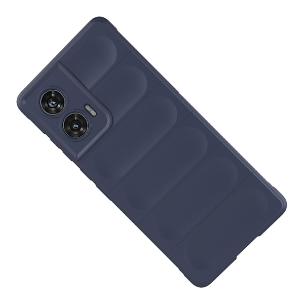 SKALO Motorola Edge 50 Fusion Rugged Bumpers TPU-Cover - Mørkebl Dark blue