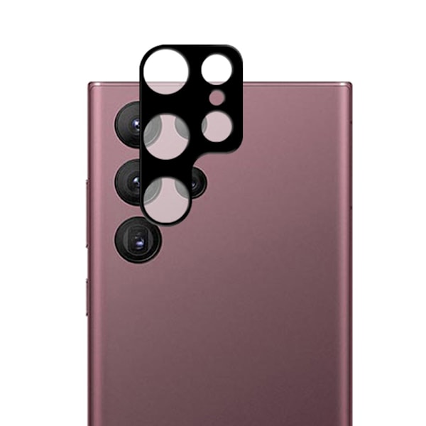 2-PACK SKALO Samsung S25 Ultra 3D Linsskydd/Kameraskydd Härdat Glas - Svart Svart