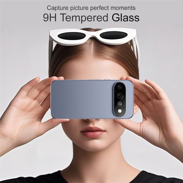 IMAK Kamerabeskyttelse af hærdet glas til Google Pixel 11 Pro - Sort Black