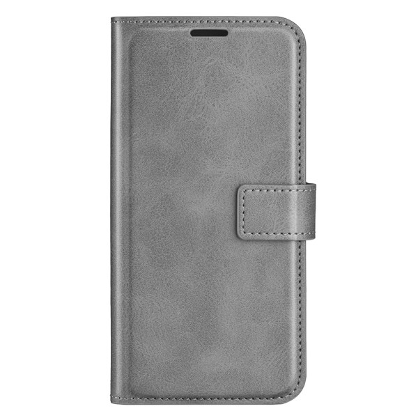 SKALO Motorola Moto G14 Premium Wallet Lompakkokotelo - Harmaa Grey