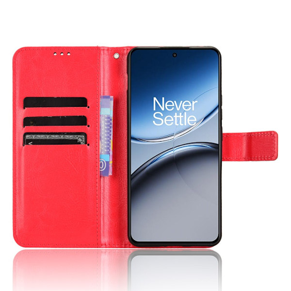 SKALO OnePlus Nord 4 PU-nahkainen Lompakkokotelo - Valitse väri Red