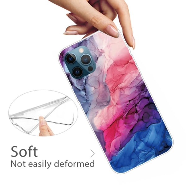 SKALO iPhone 13 Pro Max Marble TPU etui - Motiv 11 Multicolor