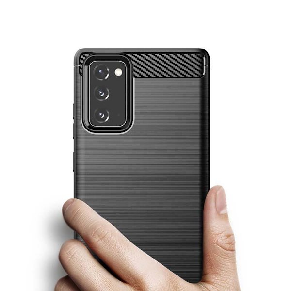 Stöttåligt Armor Carbon TPU-skal Samsung Note 20 - fler färger grå