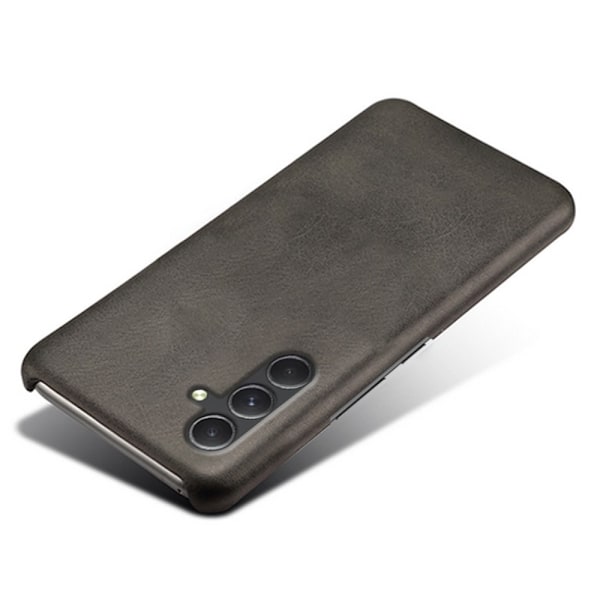 SKALO Samsung A35 5G PU-nahkainen Suojakuori - Harmaa Grey