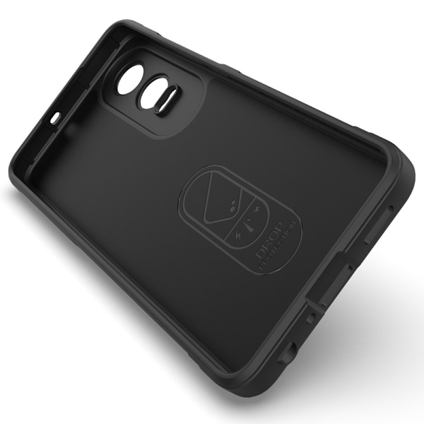 SKALO OnePlus Nord CE4 Lite 5G Rugged Bumpers TPU-suojakuori - M Black