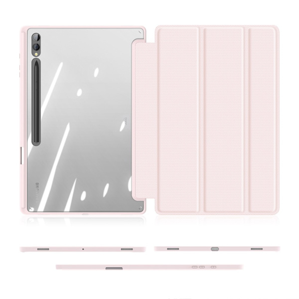 DUX DUCIS Samsung Tab S9 Ultra TOBY Series Trifold Fodral - Ljusrosa Ljusrosa