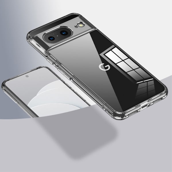 SKALO Google Pixel 8 TPU Clear Hybrid Skal - Transparent Transparent