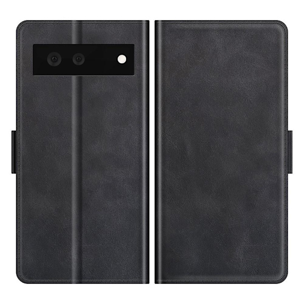SKALO Google Pixel 6 Premium Plånboksfodral - Svart Black