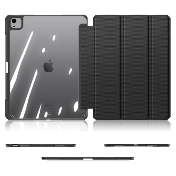 DUX DUCIS iPad Air 13 (2025) TOBY Series Trifold Fodral - Svart Svart