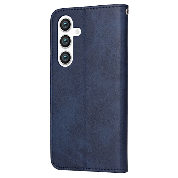 SKALO Samsung S24 PU-læder Pungetui - Vælg farve Blue