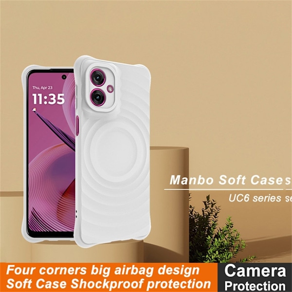 IMAK Motorola Moto G55 5G UC-6 Series Kuori - Valkoinen White