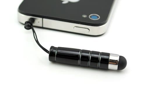 Mini Styluspenna / Touchpenna till mobil och surfplatta Silver