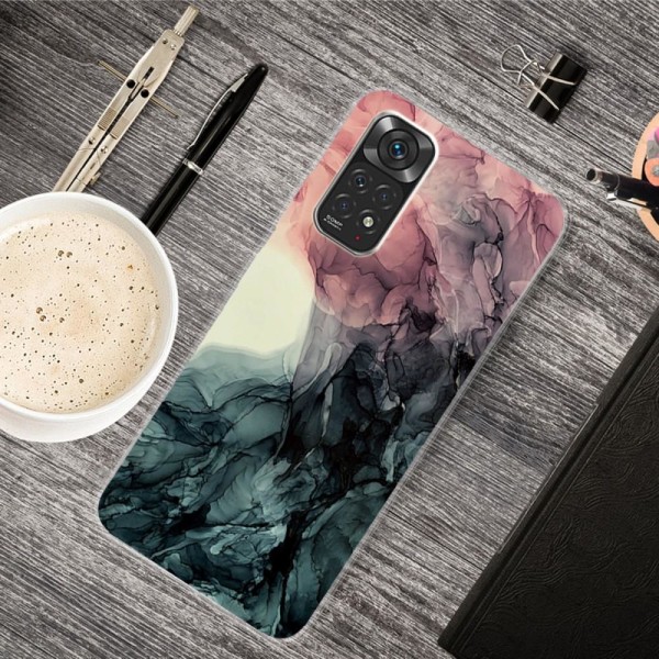 SKALO Xiaomi Redmi Note 11 Marmor TPU-skal - Motiv 3 multifärg