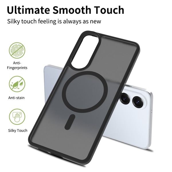 SKALO Samsung S25 Edge Skin-touch Hybrid Skal - Lila Lila