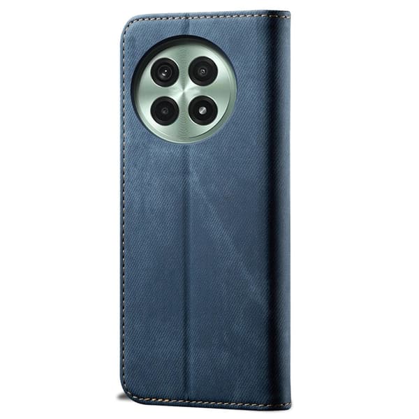 SKALO OnePlus 13 Jeans Plånboksfodral - Blå Blå