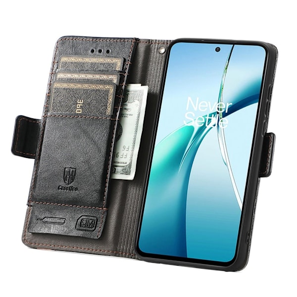 SKALO Nothing Phone (3a) 5G CASENEO 002 Premium Plånboksfodral - Svart Svart