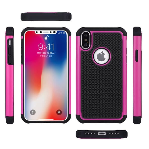 iPhone X/XS extra skyddande skal | Shockproof Armor White