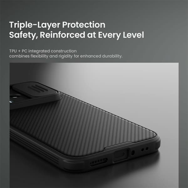 NILLKIN CamShield Pro Series Cover til Xiaomi Redmi Note 17 Pro - Sort Black