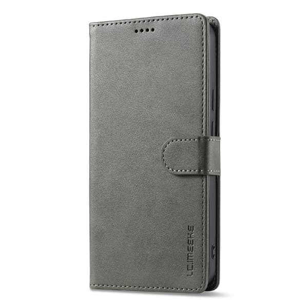 SKALO LC.IMEEKE Premium PU-läder Plånboksfodral för Google Pixel 11 Pro XL - Grå grå
